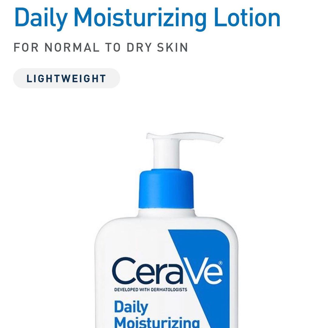 Cerave daily moisturizer lotion