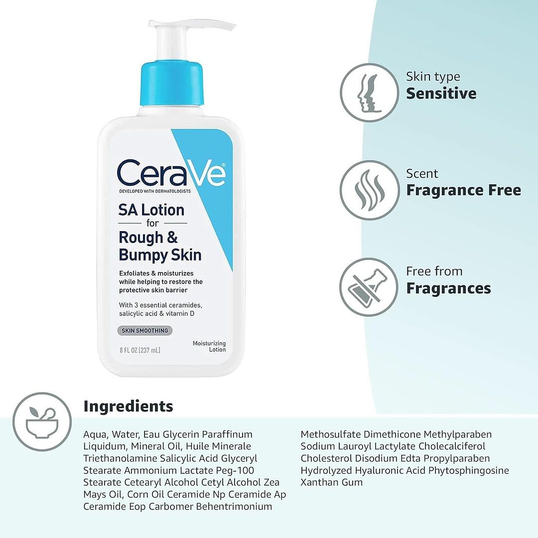 Cerave Sa Lotion  For Rough & Bumpy Skin.